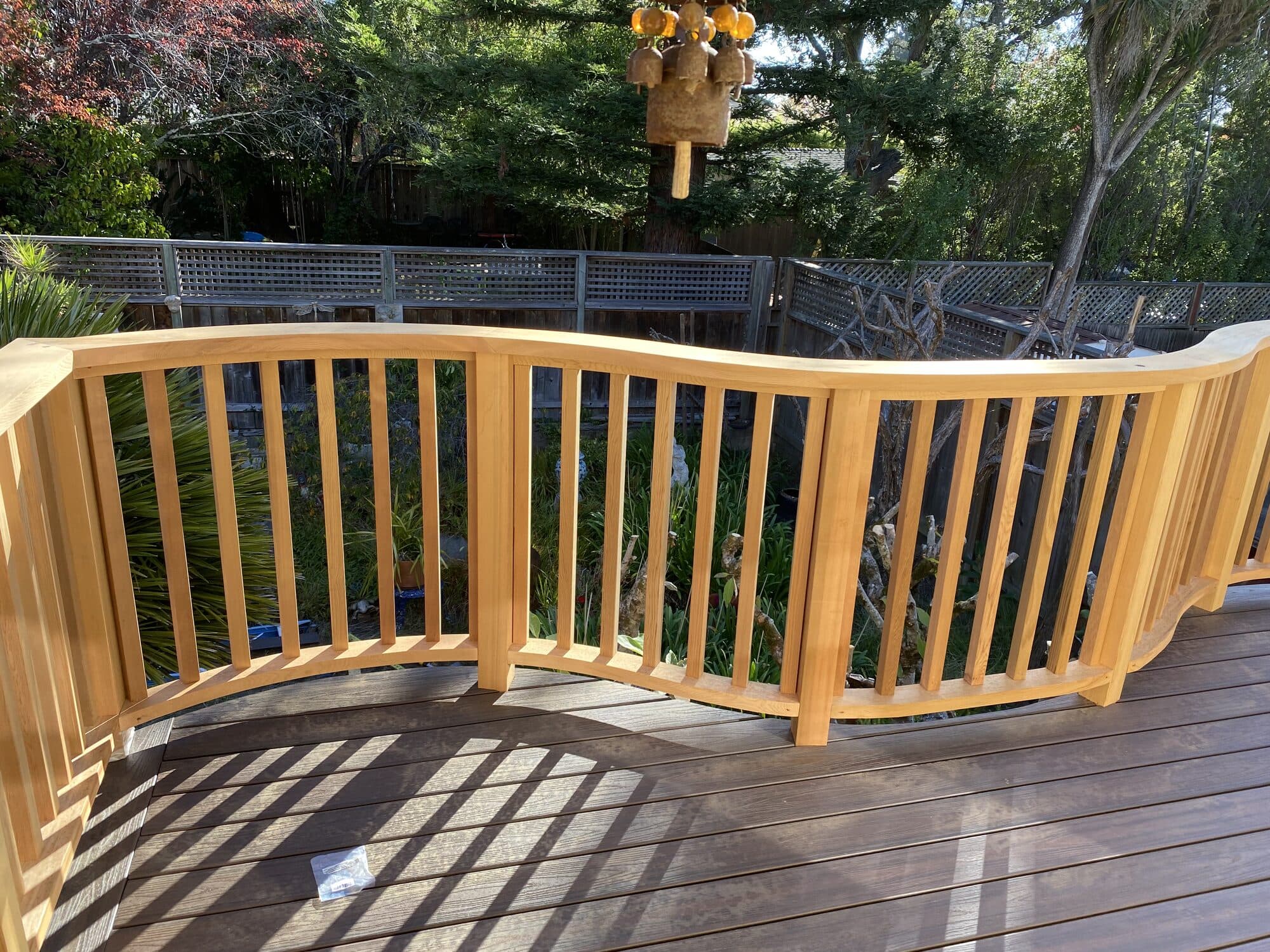 Custom Curved Deck — Corte Madera, photo 8