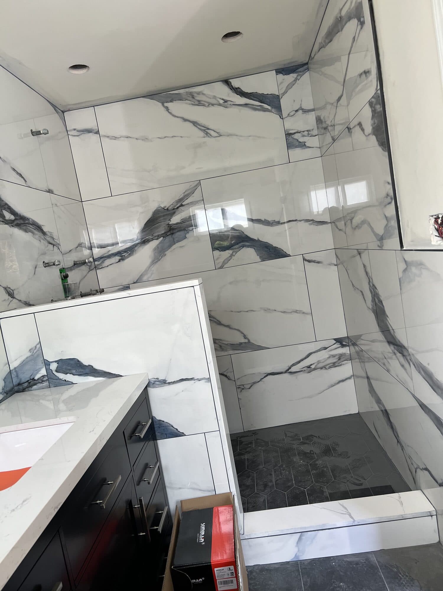Marble Primary Bath — Bay Area, photo 2