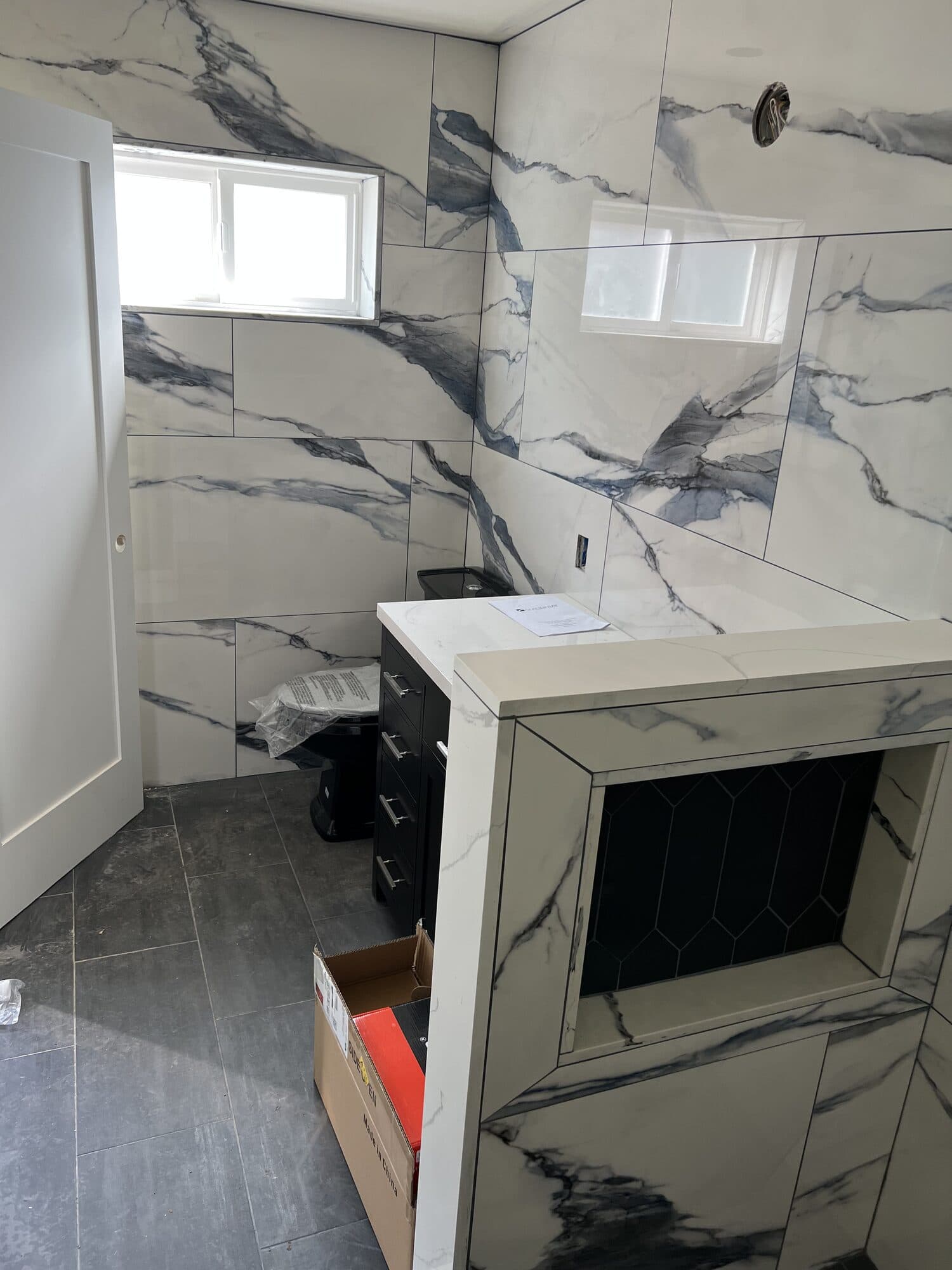 Marble Primary Bath — Bay Area, photo 3